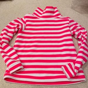 Dudley Stephen’s XS turtleneck hot pink / white